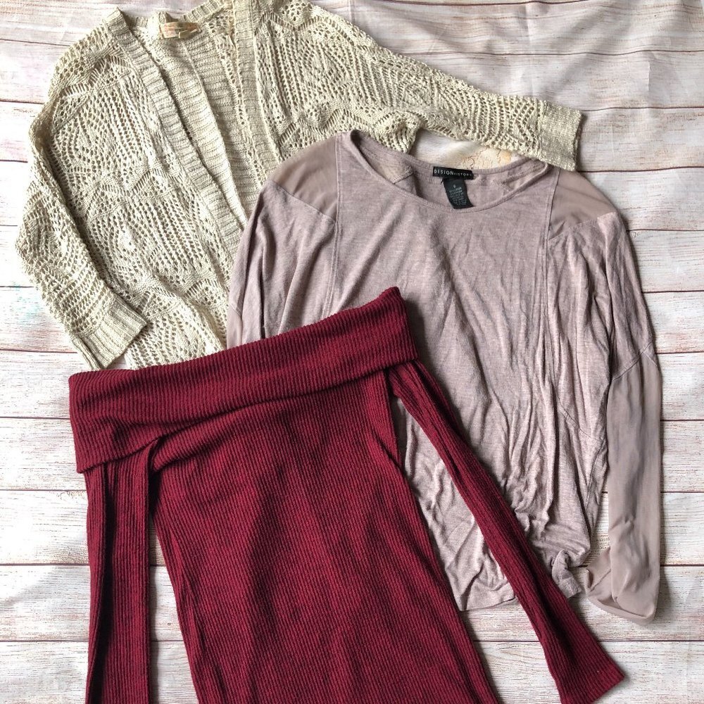Women's Sweatshirts and Cardigan Bundle Size Small